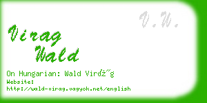 virag wald business card